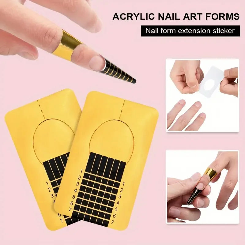 Professional DIY Acrylic Powder Manicure Kit for Beginners Hand Practice Acrylic Nail Paint Tools Acrylic Powder Gift