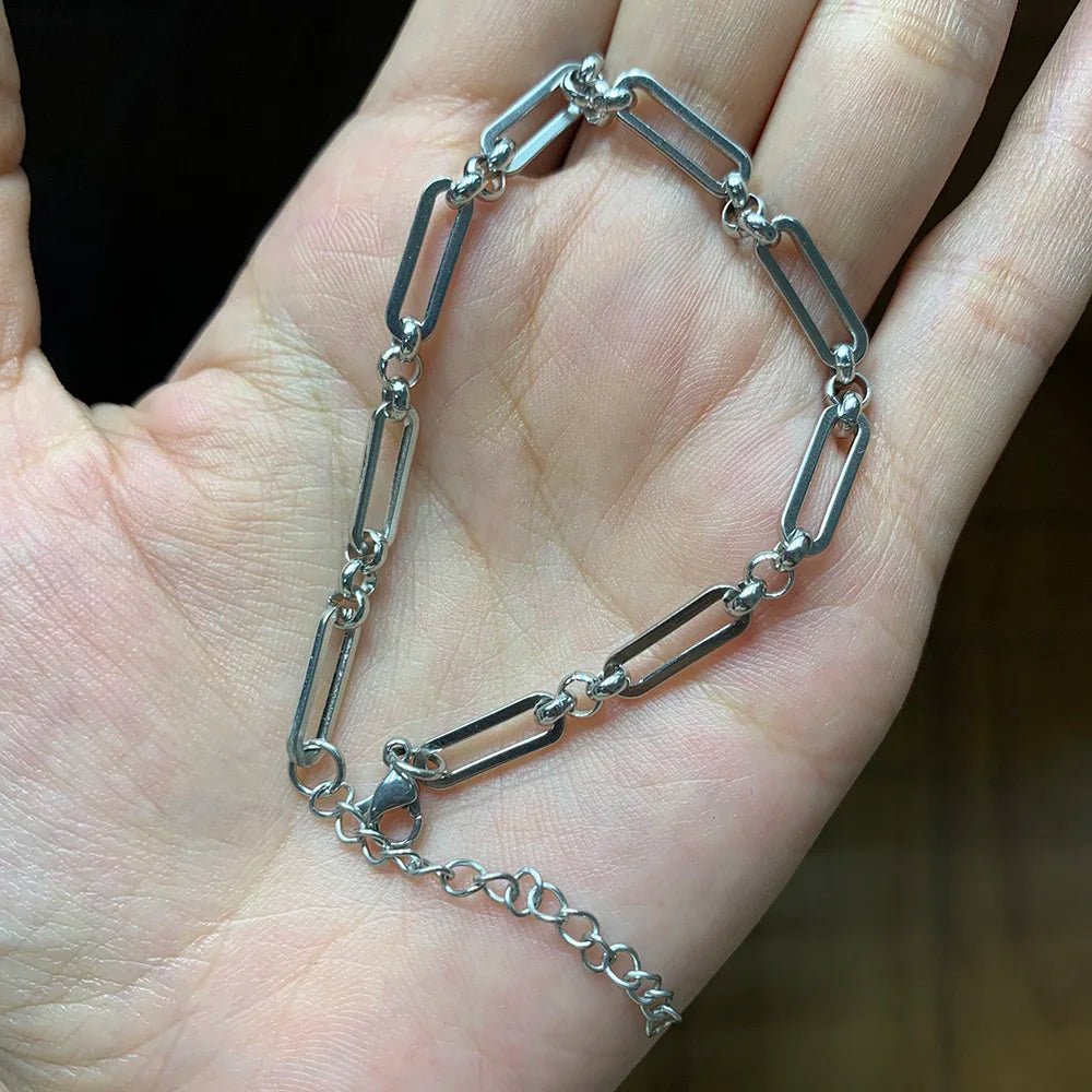 USENSET 11 Styles Charm Bracelet Necklace Women Jewelry Stainless Steel Rope Chains Stars Bangles Never Rub Off Bracelets Gifts