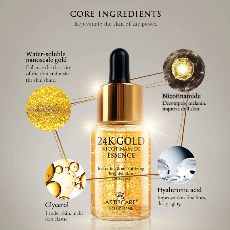 ARTISCARE Gold Serum  for Moisturizing and Hydrating