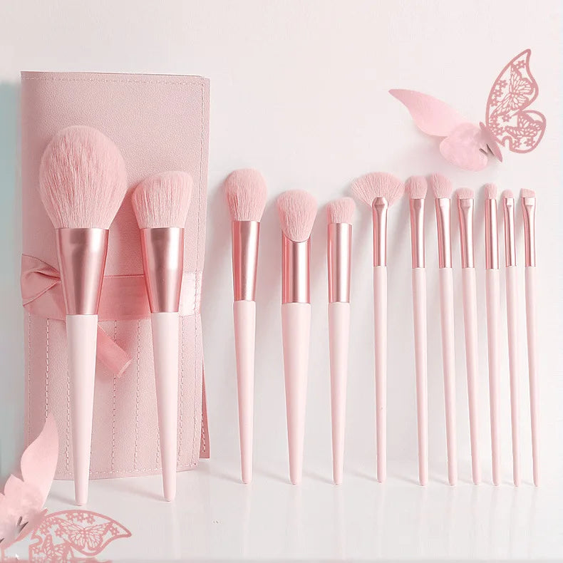 Wholesale 12pcs Cute Pink Vegan Makeup