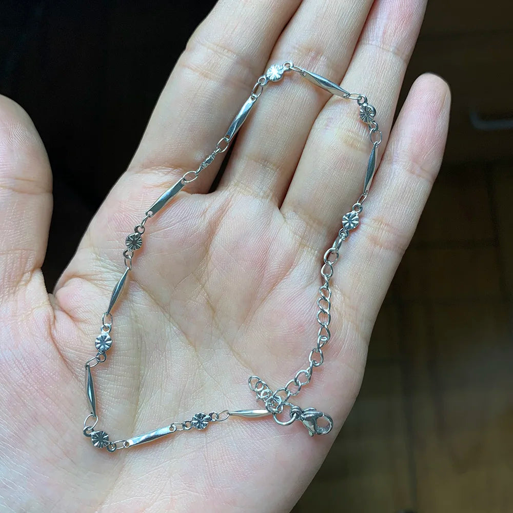 USENSET 11 Styles Charm Bracelet Necklace Women Jewelry Stainless Steel Rope Chains Stars Bangles Never Rub Off Bracelets Gifts