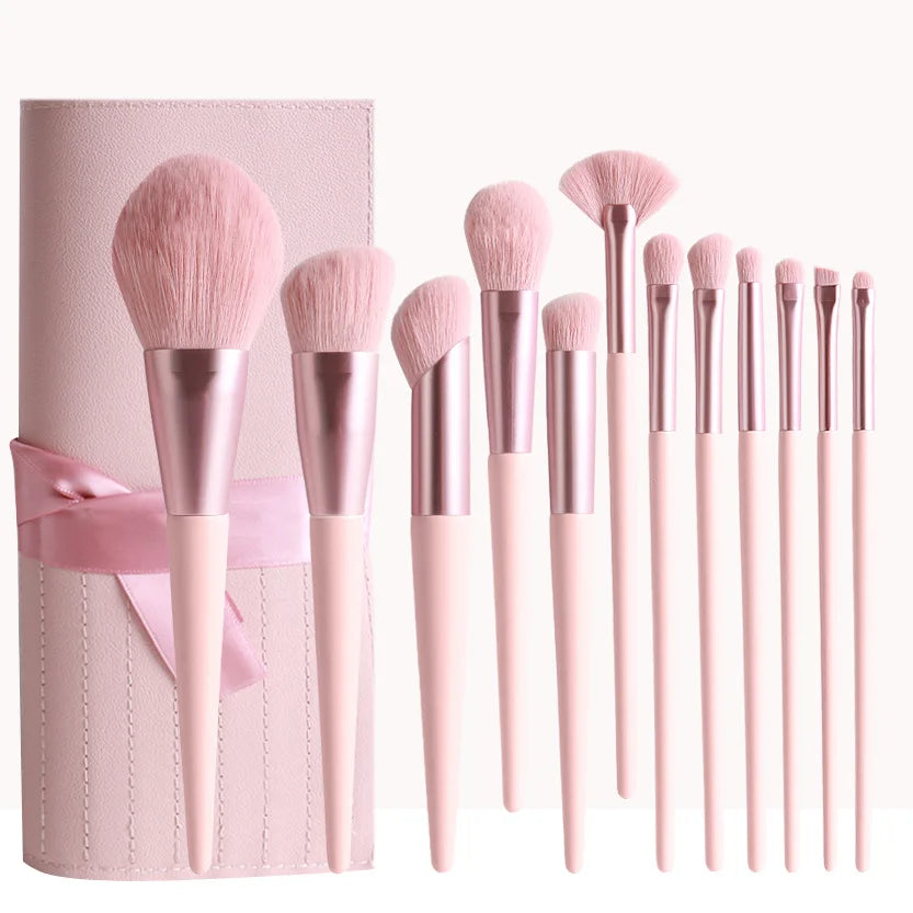 Wholesale 12pcs Cute Pink Vegan Makeup