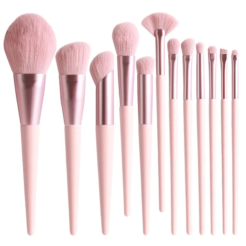 Wholesale 12pcs Cute Pink Vegan Makeup