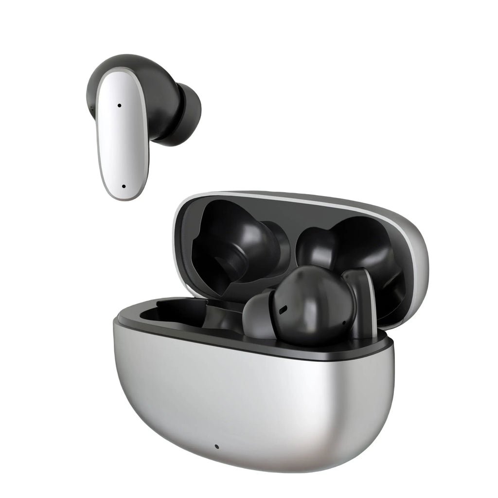 ANC Small Size TWS Earbuds Noise Cancelling Headphones Stereo Sound Music Earpiece Touch Control in Ear Earphone Head-Telephone