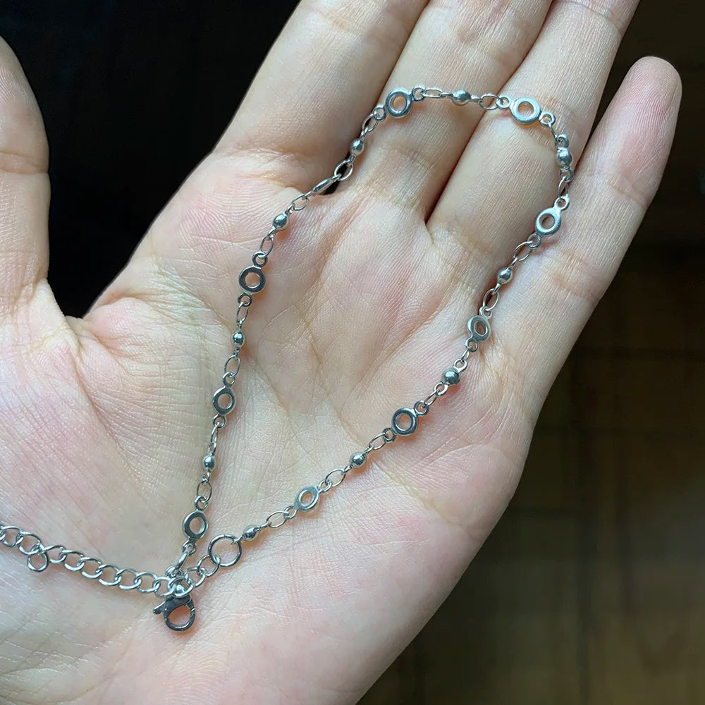 USENSET 11 Styles Charm Bracelet Necklace Women Jewelry Stainless Steel Rope Chains Stars Bangles Never Rub Off Bracelets Gifts