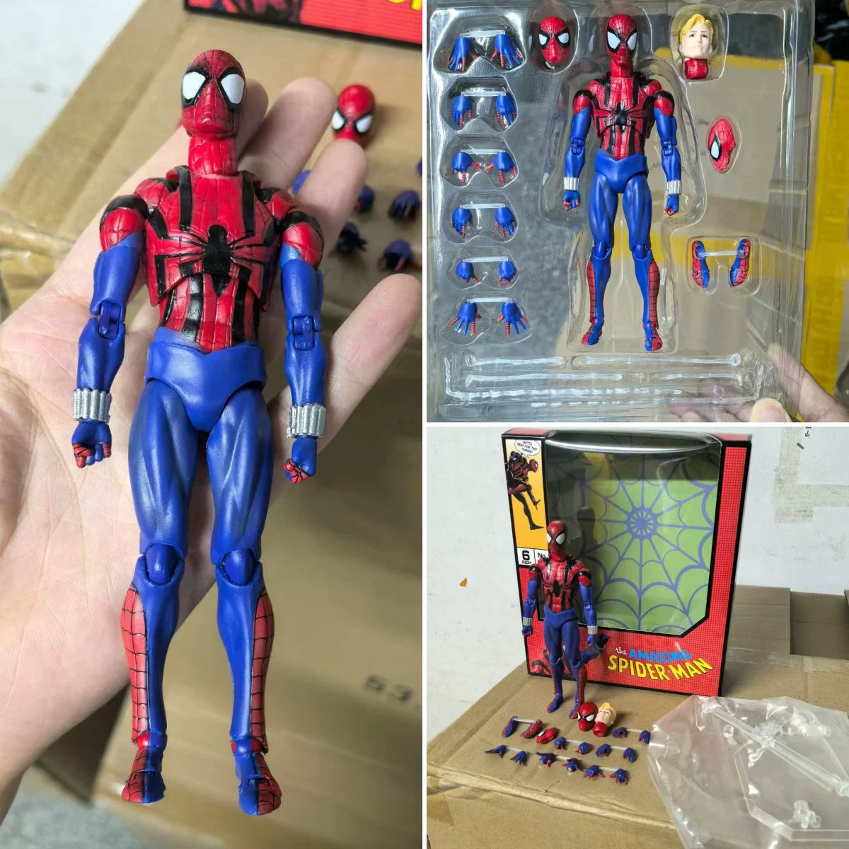 Motherland Edition Miles Universe Spider-Man Parallel Universe 2 Horizontal Universe Movable Model Hand Gift