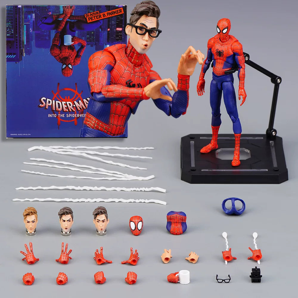 Motherland Edition Miles Universe Spider-Man Parallel Universe 2 Horizontal Universe Movable Model Hand Gift