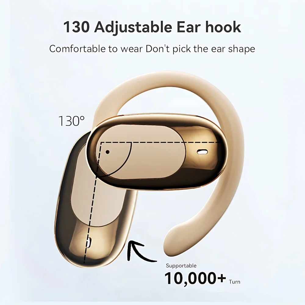 OWS Wireless Headphone Bluetooth Headset Smart Adjustable Touch Sports Waterproof Earbuds Stereo Music Earphone For Xiaomi Phone