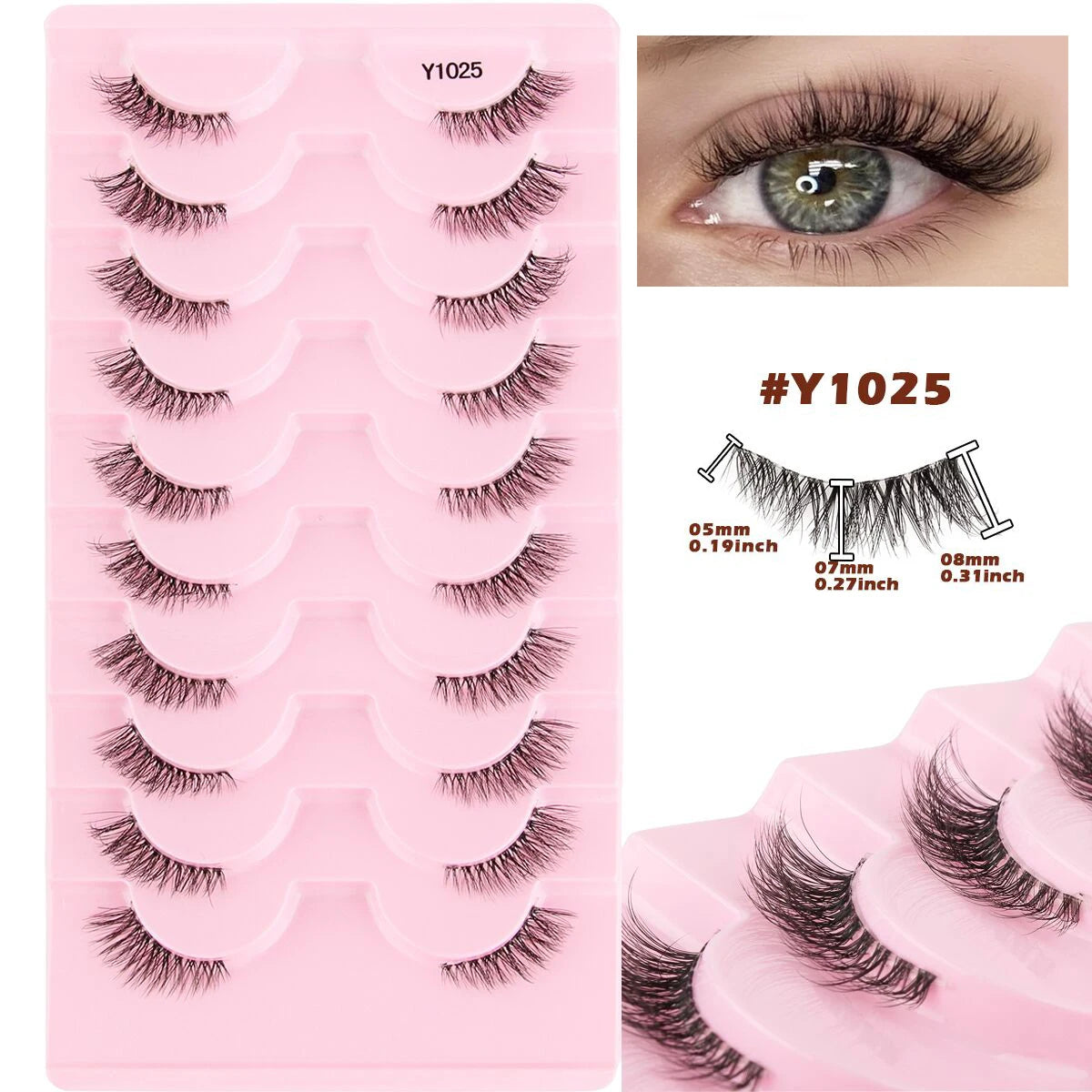 Lashes Natural Short Mink Eyelashes