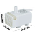 Pet Water Fountain Pump Cat Water Pump Replacement Quiet Feeding Supplies for Drinking Dispenser Travel Indoor Home