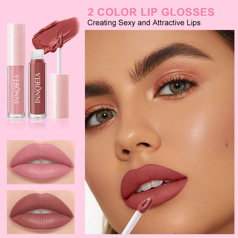 VERONNI All In One Women Makeup Set Include Eyebrow Eyeliner Eyeshadow Makeup Kit Gift Box Valentine's Day gift for your wife