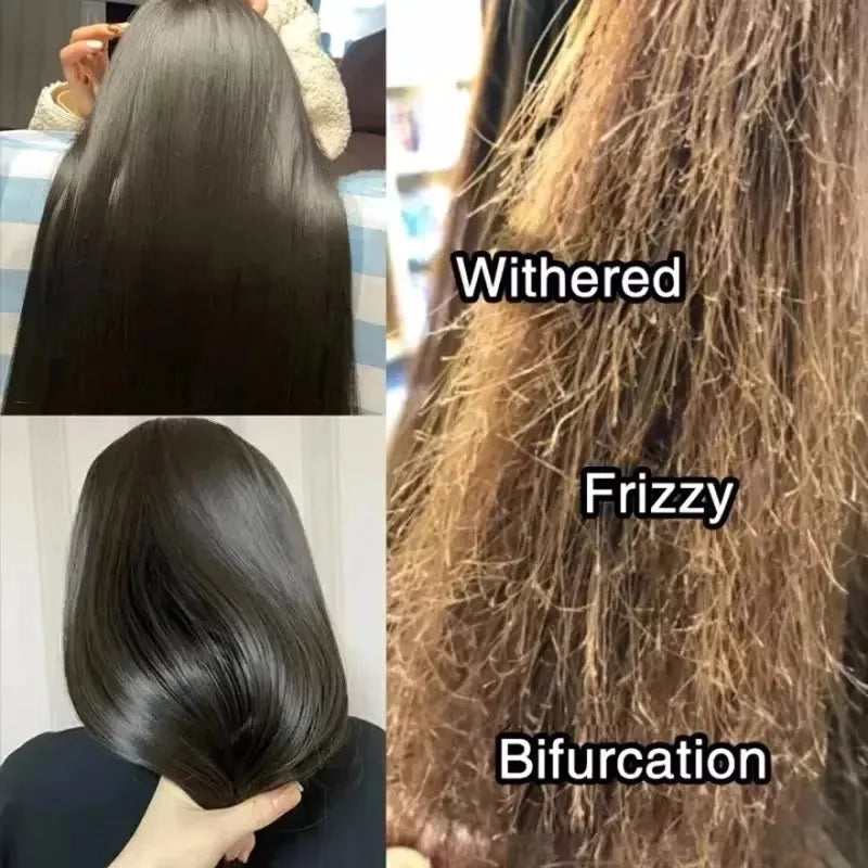 Magical Keratin Hair Mask 5 Seconds Repair Damaged Frizzy Hair Soft Smooth Shiny Nutrition Deep Moisturize Nourishing Hair Care