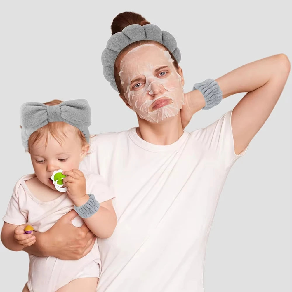 Makeup Headband Set Face Washing Skin Care Hair Bands Tool Accessories