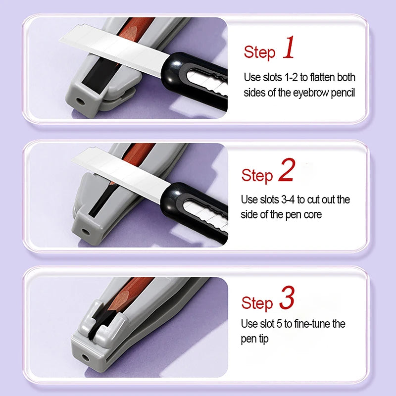 Eyebrow Pencil Sharpener Pen Sharpening Tool
