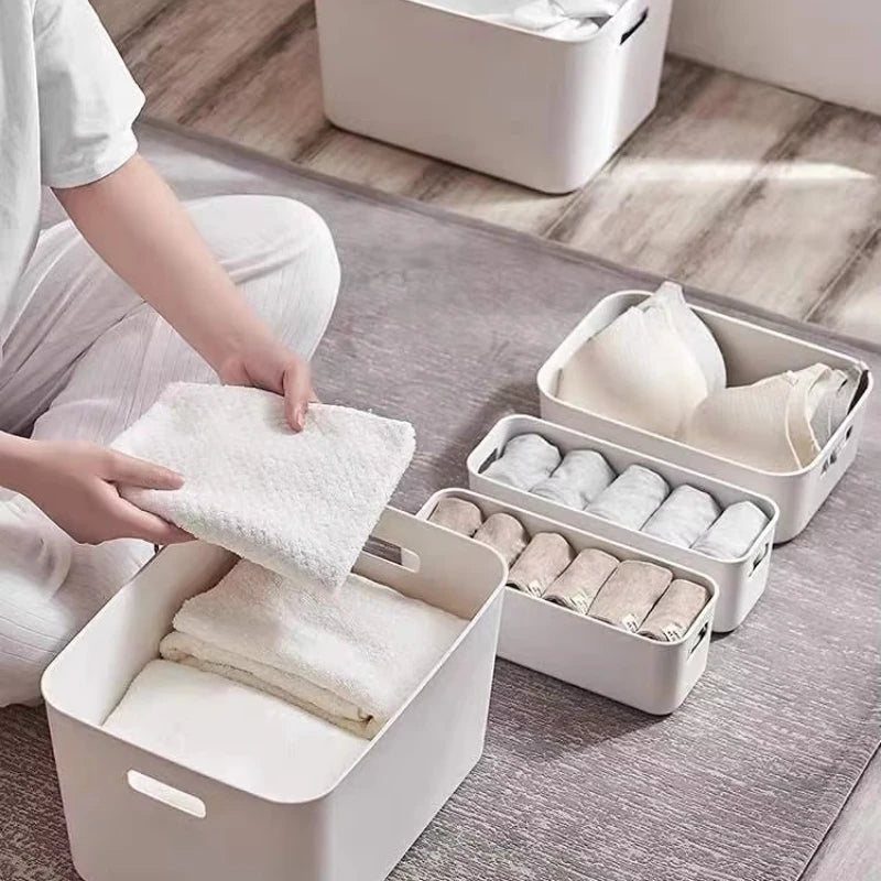 Storage Box Home Kitchen And Living Room Toy Storage Snack Sundries Cosmetics Organization Plastic Storage Box