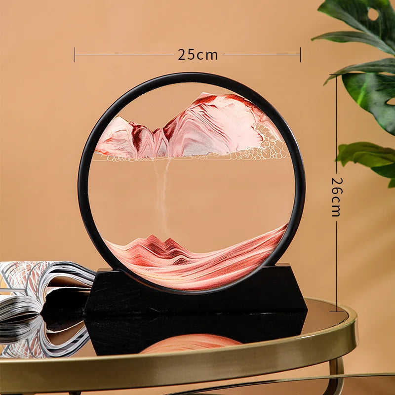 Hourglass Quicksand Craft Flowing Sand Painting Home Decor