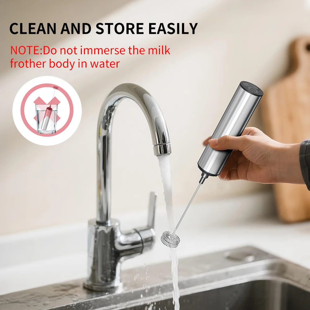 Kitchen Powerful Stirrer Milk Frother Handheld