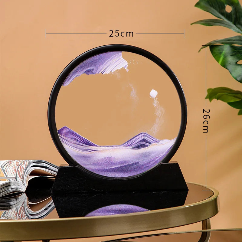 Hourglass Quicksand Craft Flowing Sand Painting Home Decor