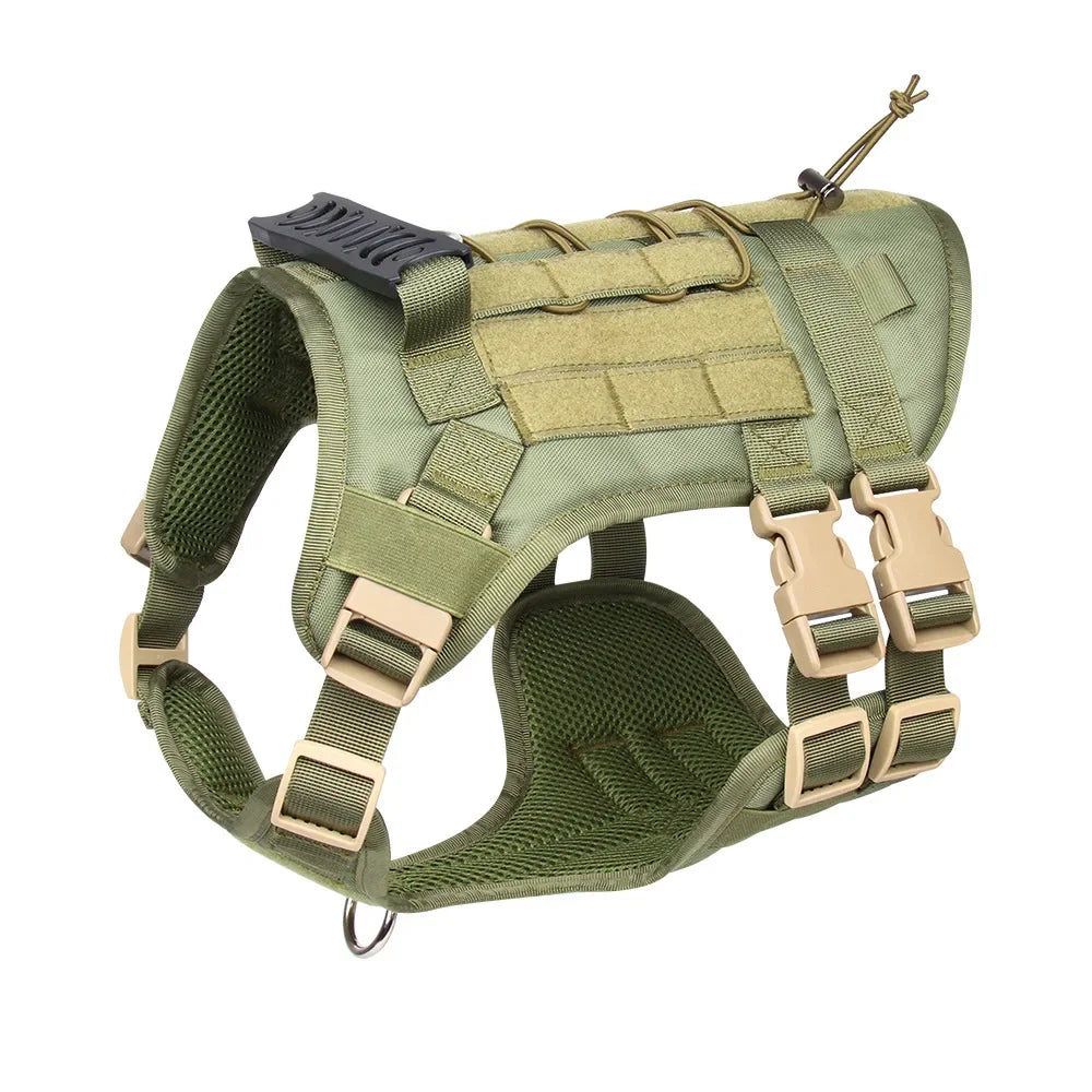 Military Large Dog Harness Pet German Shepherd