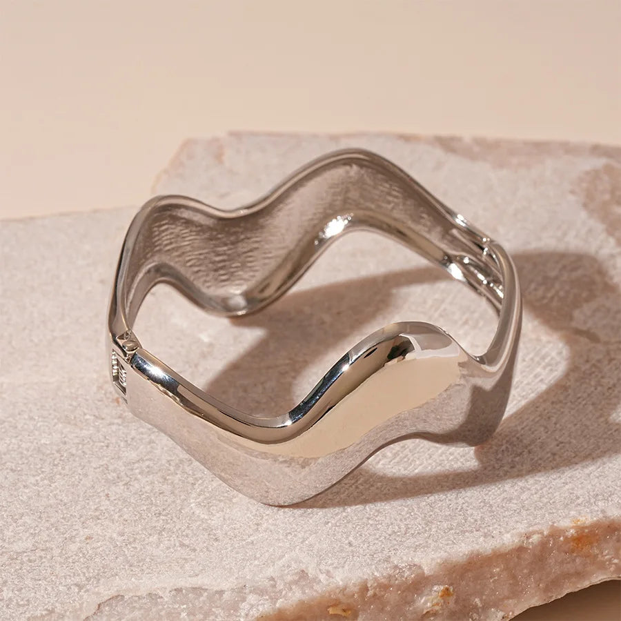 12 Styles Natural Wooden Square Round Bracelet for Women Men Hip Hop  Rivet Beads Wide Bangles Hand Jewelry Pulseras Mujer