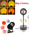 USB Sunset Lamp Sunset Projector Mood Light Living Room Bedroom Night Light Indoor Decor Bar Atmosphere Photography Background