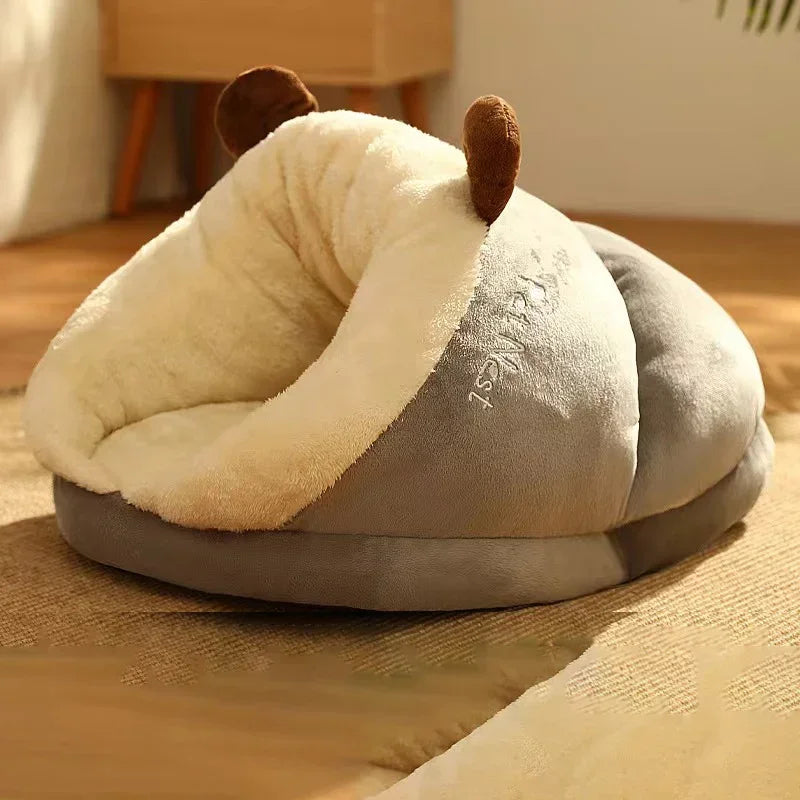 Winter Warm Small Dog Kennel Bed Breathable Dog House