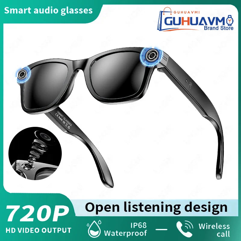 1080P HD Smart Glasses Color-changing Lens Bluetooth AI GPT Camera Call Voice Assistant Translate Identify Objects Smart Glasses