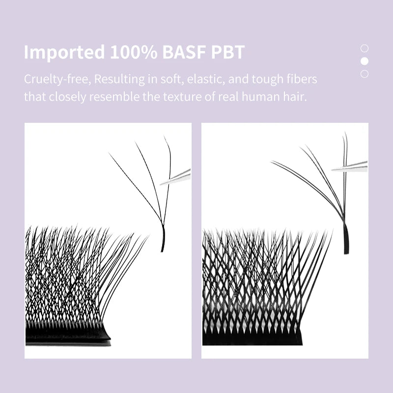 DIYDAY W Shape Eyelashes Extensions W Shaped Bloom