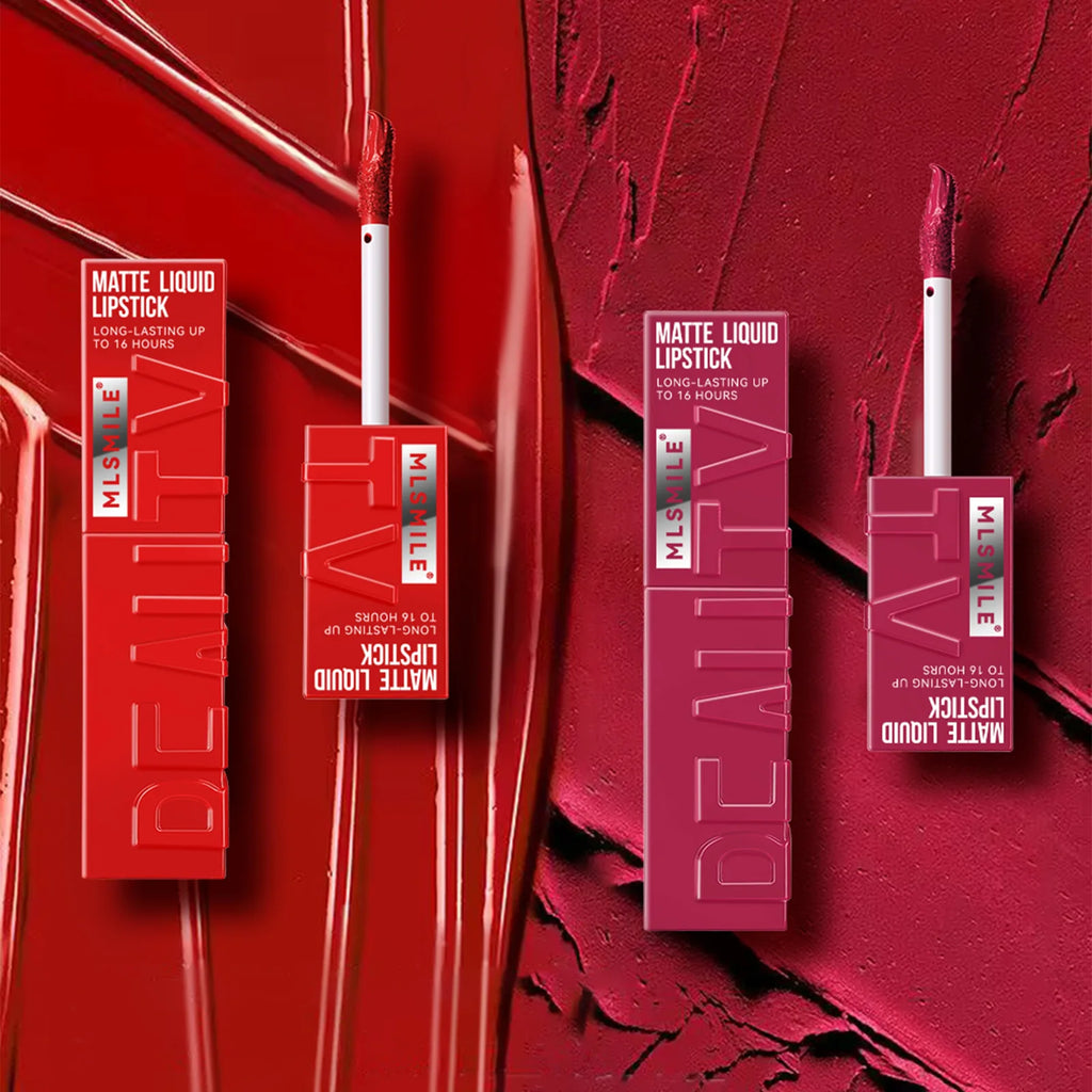 Nude Red Pink Velvet Liquid Lipsticks Makeup Cosmetic