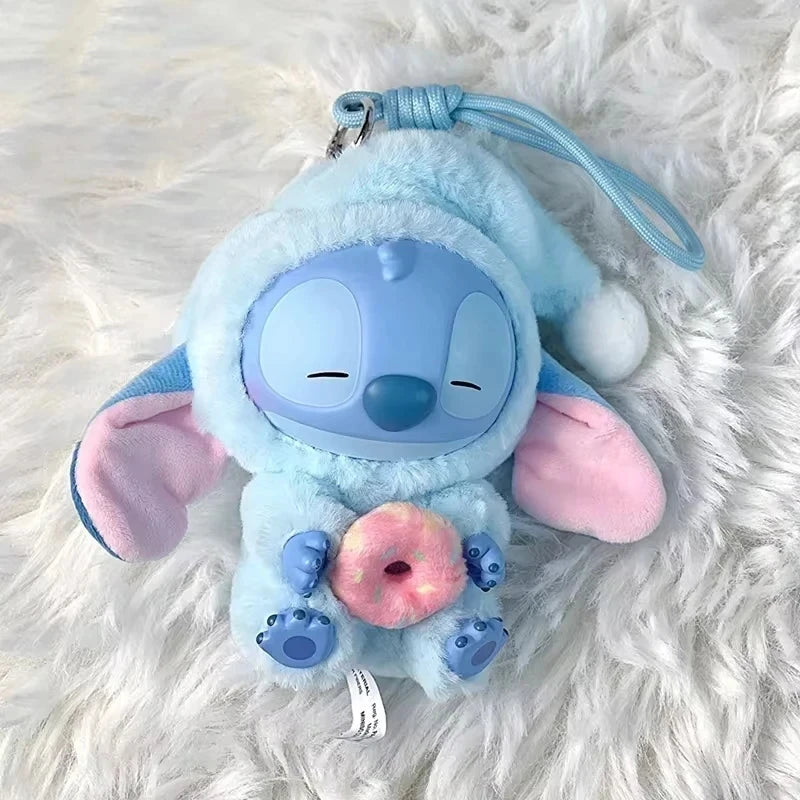 2025 Disney Nuevo Stitch Plush Doll Blind Box Eat Before Sleep Series Vinyl Hanging Bag Cute Mystery Toy Christmas Holiday Gift