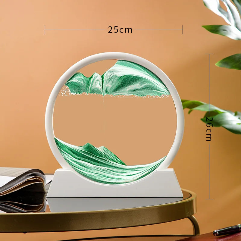 Hourglass Quicksand Craft Flowing Sand Painting Home Decor