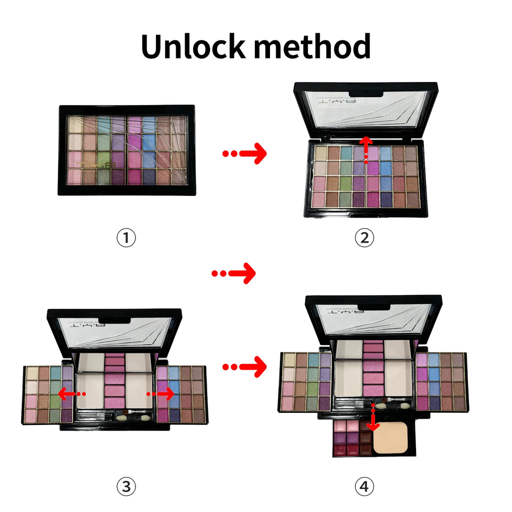 Makeup set 46 colors Pearl eye shadow Powder