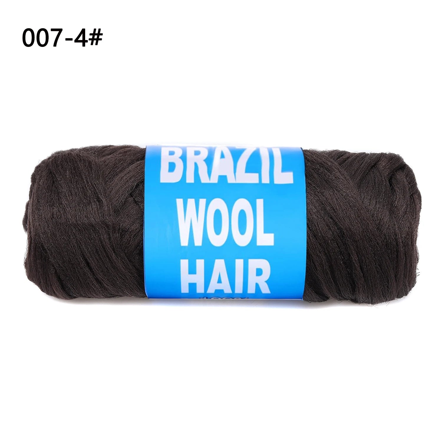 Multicolored Brazil Wool Hair, Acrylic Extension Yaki Synthetic Hair Senegalese Twist Faux Locs Wraps Jumbo CrochetBraiding Hair