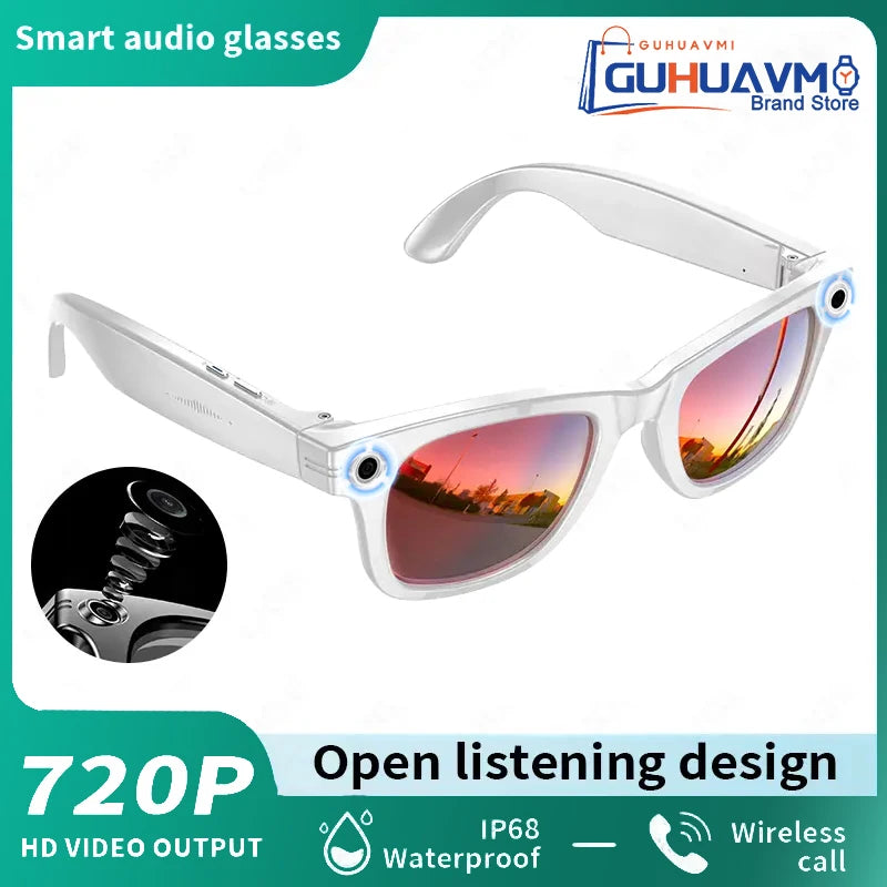 1080P HD Smart Glasses Color-changing Lens Bluetooth AI GPT Camera Call Voice Assistant Translate Identify Objects Smart Glasses