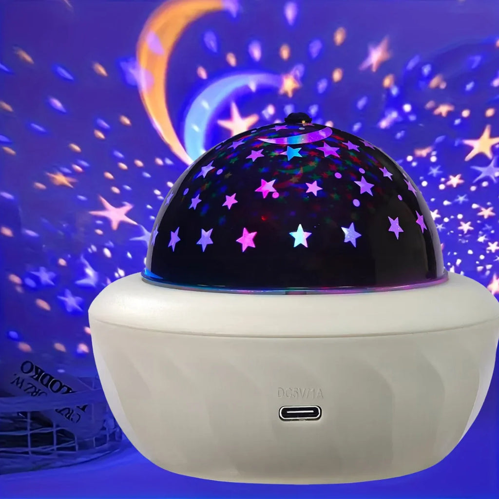 Starry Sky Projector Night Lights USB 5V Galaxy Projector Auto Rotating for Game Room Decoration Christmas Gift Halloween Lights