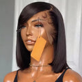 13x4 Bone Straight Short Bob Lace Front Human Hair Wigs 13x6 Lace Frontal Wig Brazilian 100% Human Hair 200 Density 12 14 16 Inc