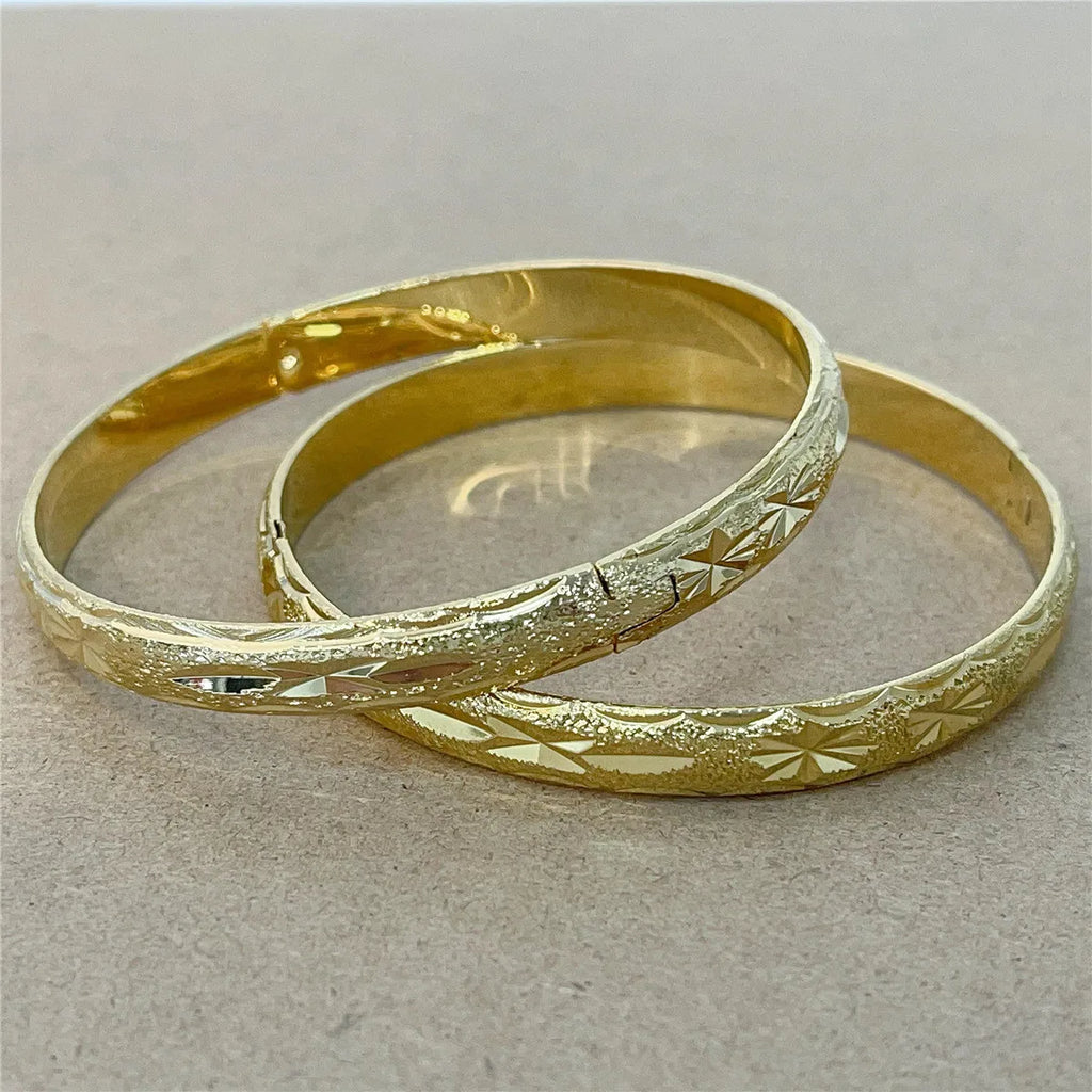2 Pcs Cuban Chain Bracelets for Women Charm Bracelets Bangles  Jewelry