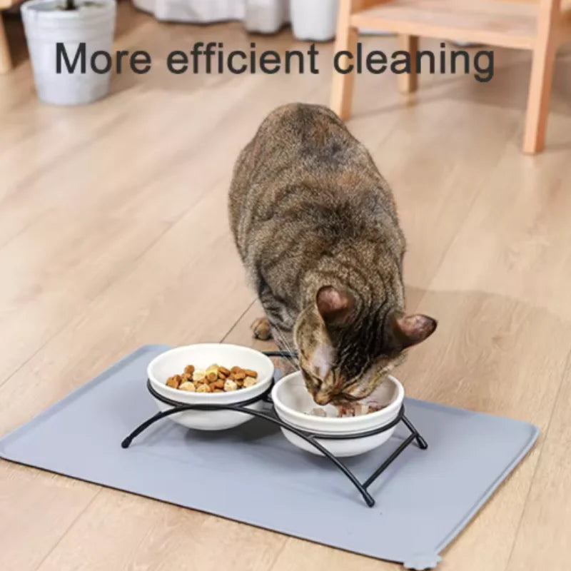 Silicone Pet Meal Mat Waterproof Anti-Slip Cat Food
