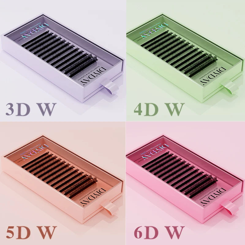 DIYDAY W Shape Eyelashes Extensions W Shaped Bloom