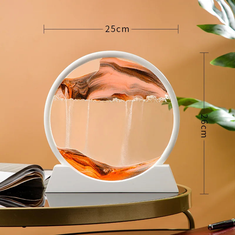 Hourglass Quicksand Craft Flowing Sand Painting Home Decor