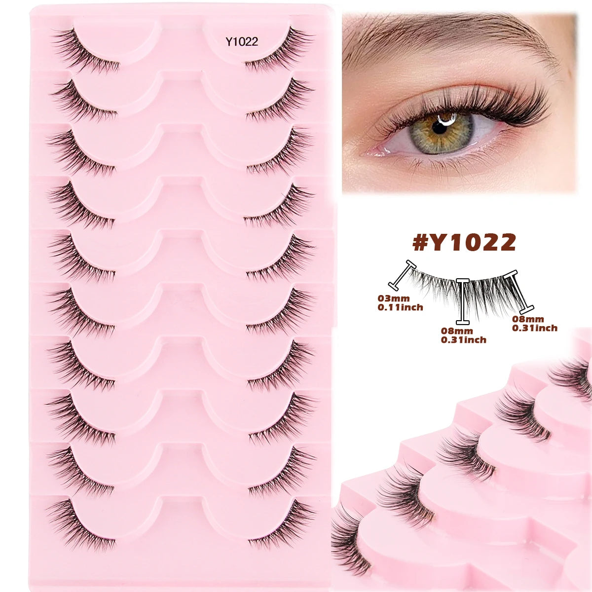 Lashes Natural Short Mink Eyelashes