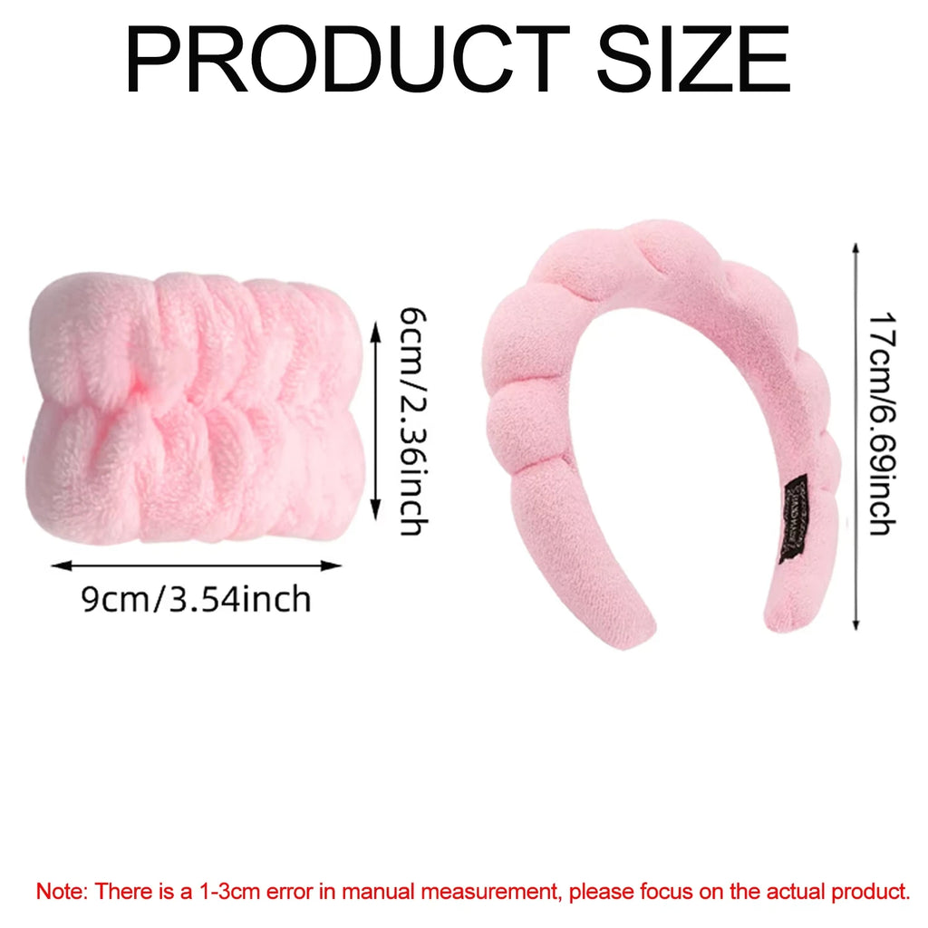 Makeup Headband Set Face Washing Skin Care Hair Bands Tool Accessories