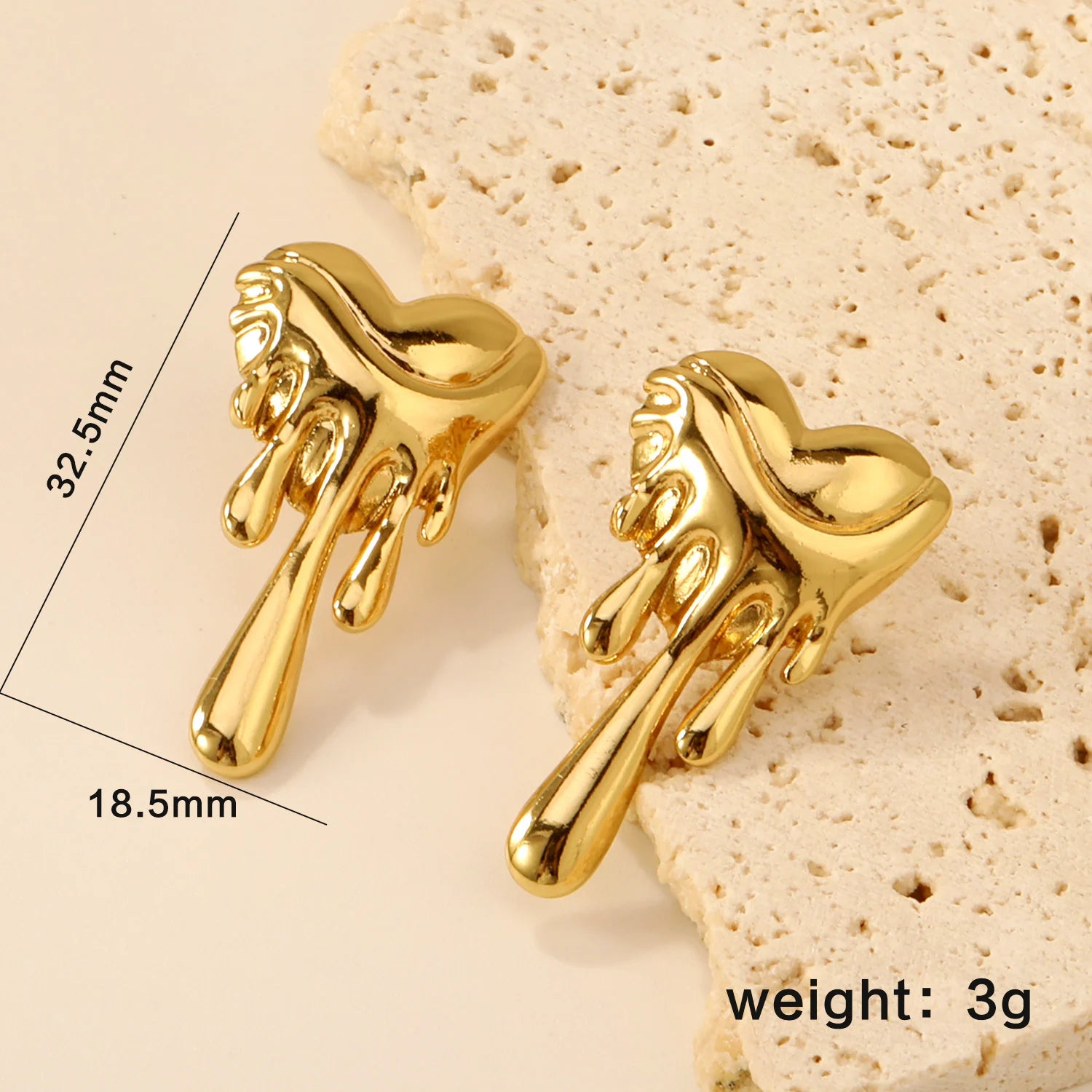 LUXUSTEEL Shell Water Drop Golden Imitaiton Pearl Women Stud Earrings Stainless Steel Heart Female Earring Elegant Jewelry Gifts