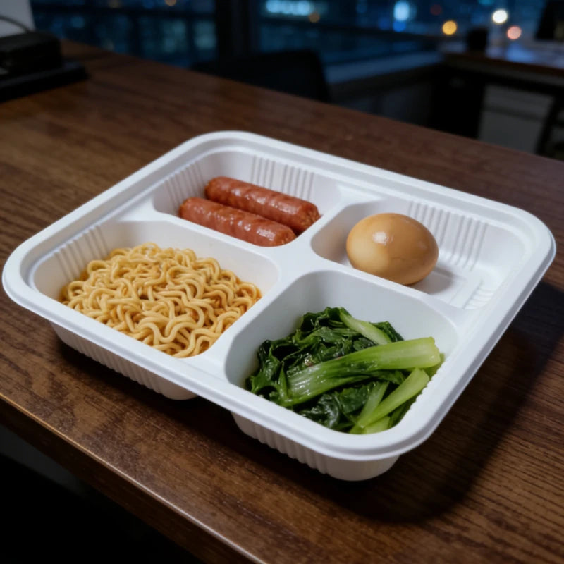 10/30/50PCS Disposable White Plastic Plates PP Material High-quality Tableware Kitchens Restaurants Desserts Parties Supplies