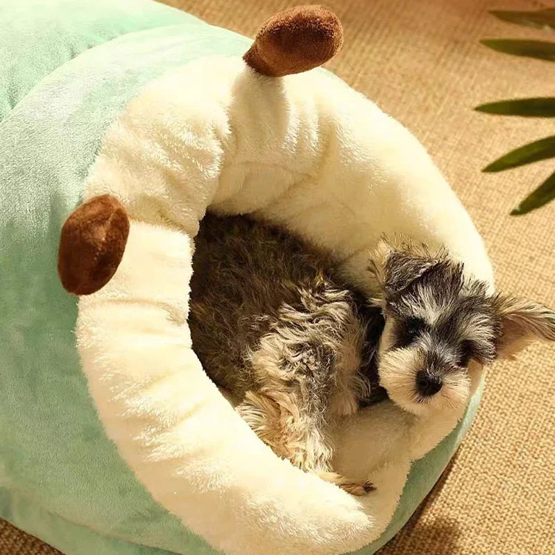 Winter Warm Small Dog Kennel Bed Breathable Dog House