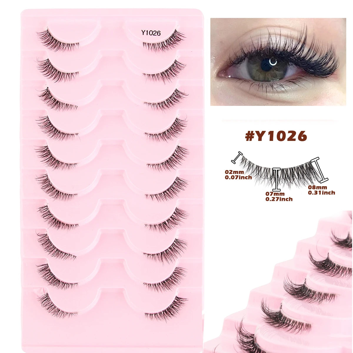Lashes Natural Short Mink Eyelashes