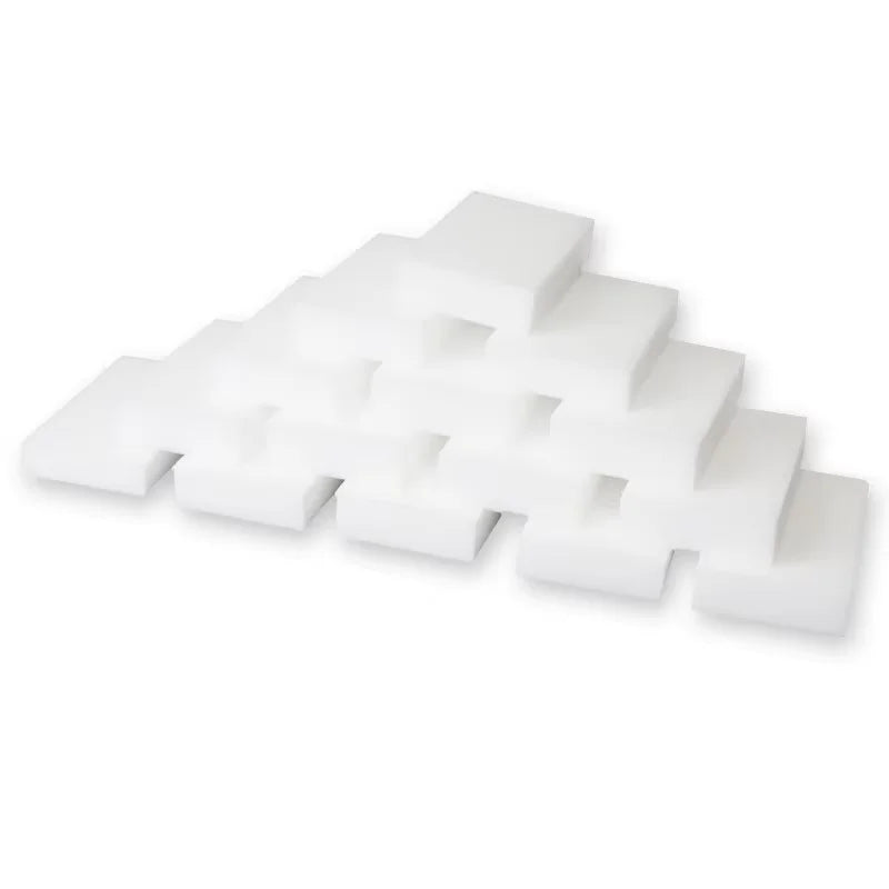 100Pcs Melamine Sponge Cleaner, Magic Eraser for Kitchen, Bathroom, Car, Office Cleaning Tools