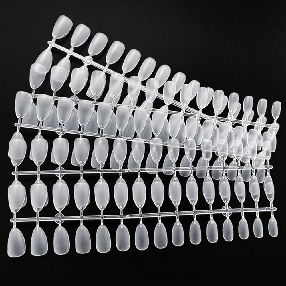 120pcs False Nails Transparent Press on Nails