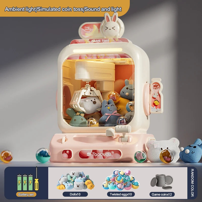 Children's toy claw machine clip doll game machine puppet doll