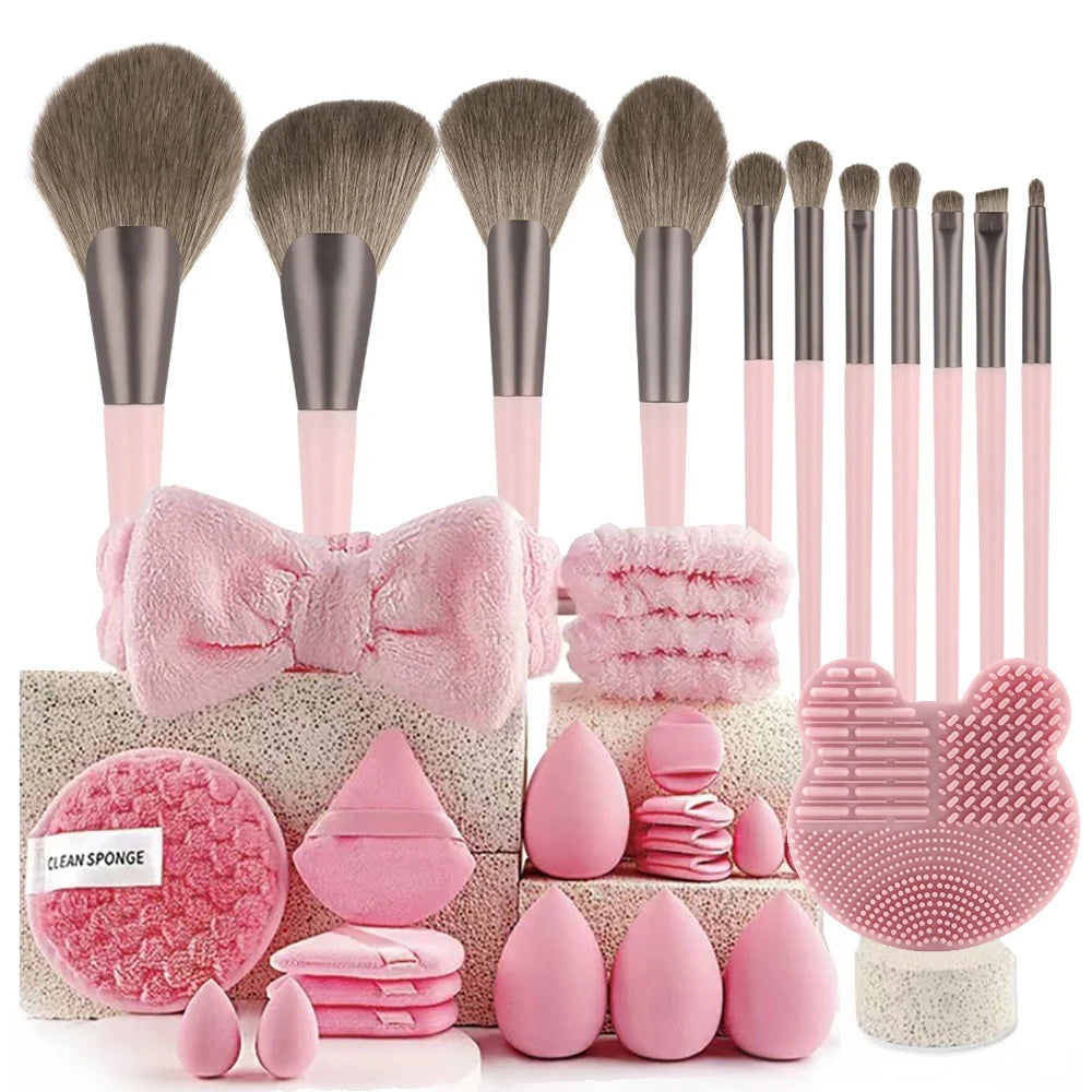 Professional Makeup with Accessories for Combination